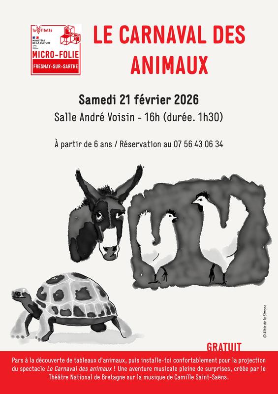 Animation Micro-Folie : le Carnaval des Animaux