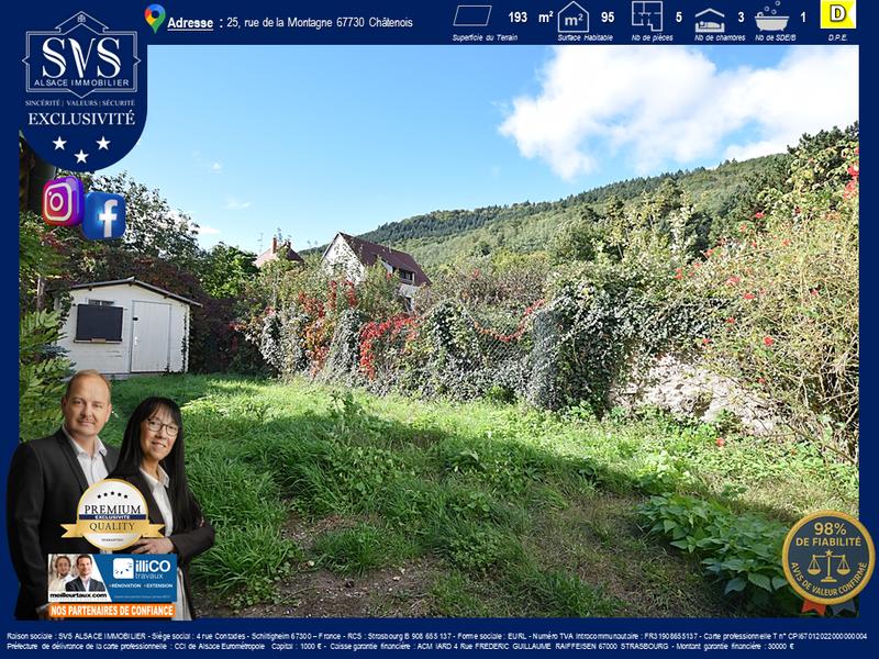 Maison - 96 m² - 5 pièces