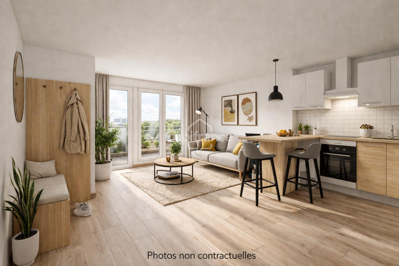 Appartement - 45 m² - 2 pièces