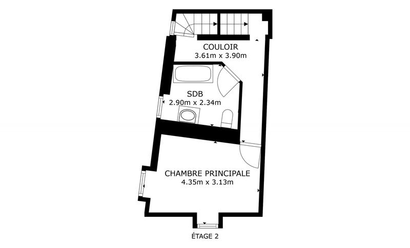 Maison ancienne - 67 m² - 3 pièces