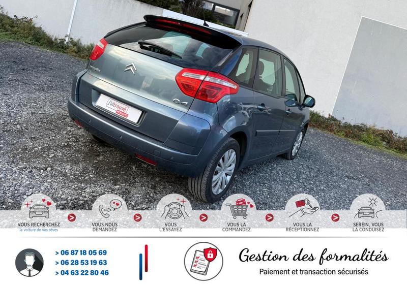 Citroën C4 Picasso 1.6 HDi 110cv Elegance Palette au volant *Véhicule Sous Garantie*Ct Révision Kit Distribution Ok *100 Points de Contrôles*CarteGrise Moitié prix (Véhicule plus 10 ans)*Aide Parking*Climatisation Automatique bi-zone*Fixation Isofix*Autor