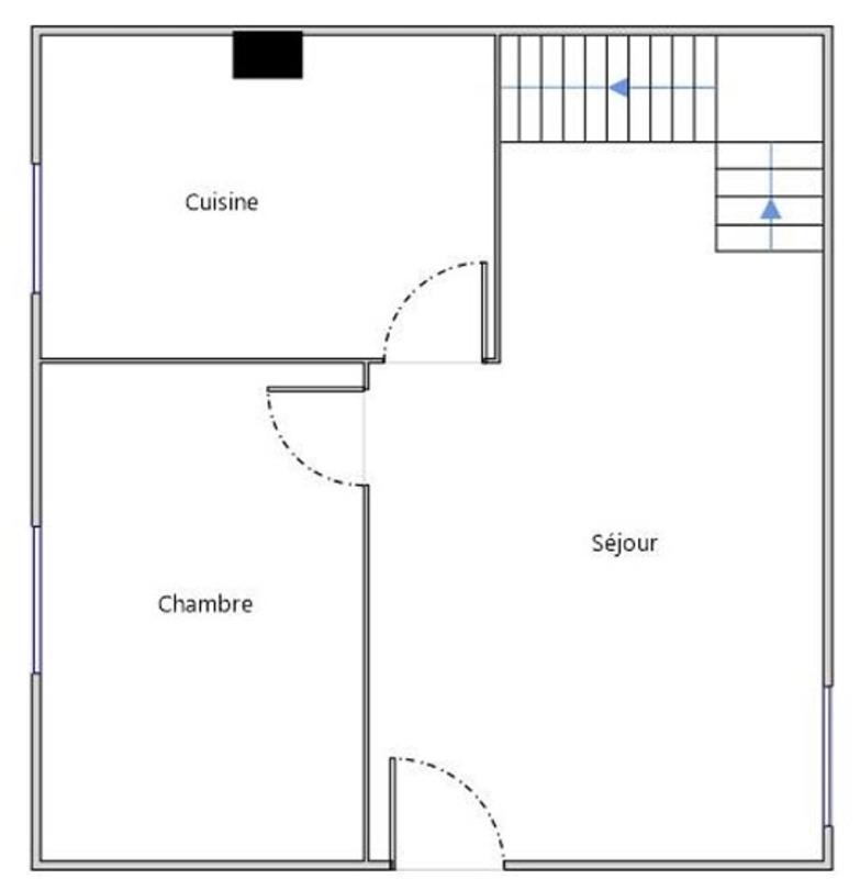 Appartement - 42 m² - 3 pièces