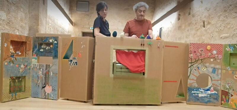 L'heure du conte avec la cabane de la Cie les Herbes Folles