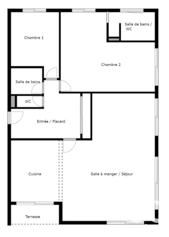 Appartement - 120 m² - 4 pièces