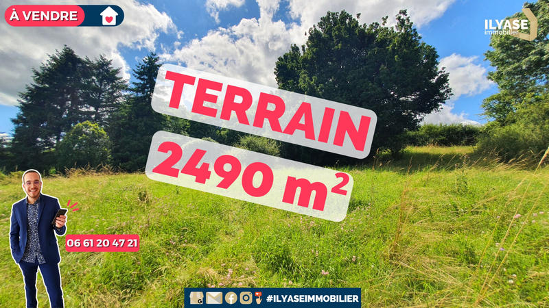 Terrain - 2 490 m²