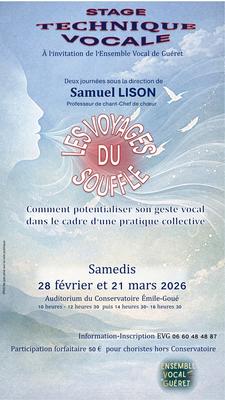 Stage technique vocale : les voyages du souffle