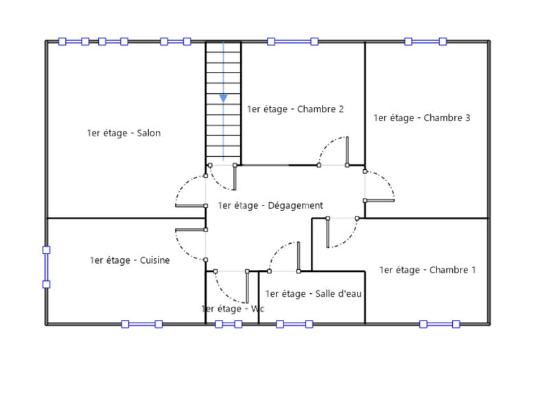 Maison - 81 m² - 6 pièces