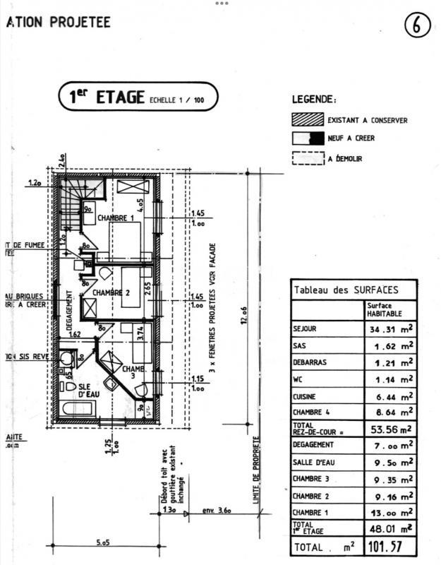 Maison - 101 m² - 5 pièces