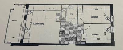 Appartement - 65 m² - 3 pièces