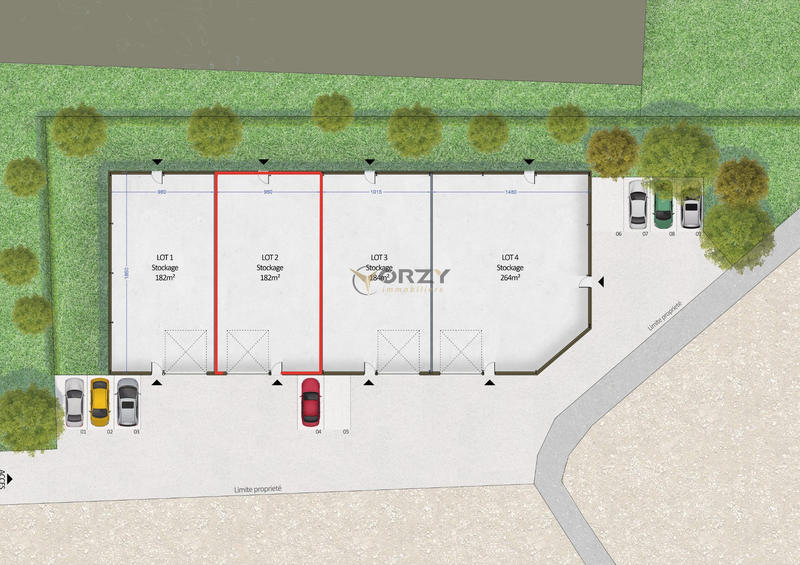 Local d'activités - 182 m²