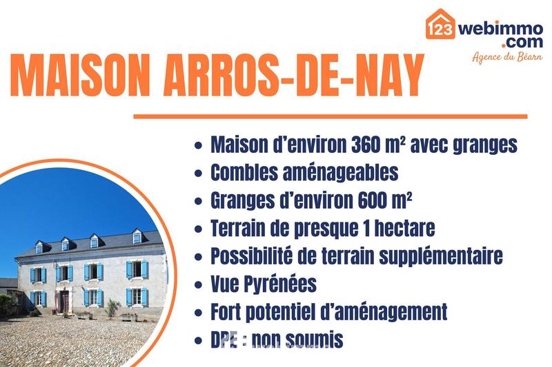 Maison - 360 m² - 12 pièces
