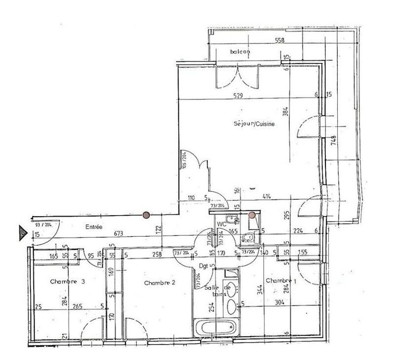 Appartement - 77 m² - 4 pièces