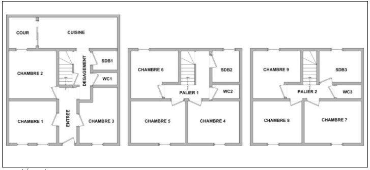 Maison - 154 m² - 10 pièces