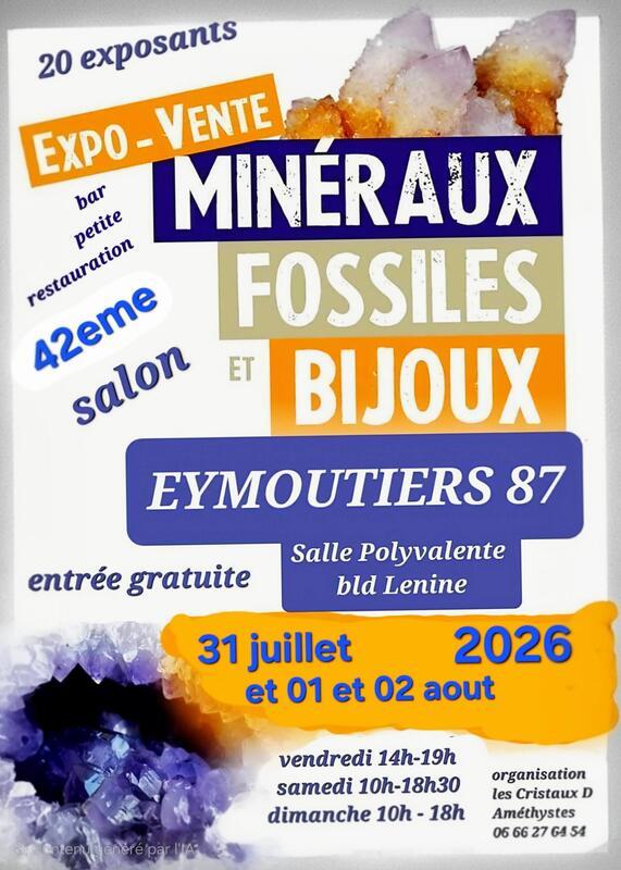 42ème salon minéraux fossiles