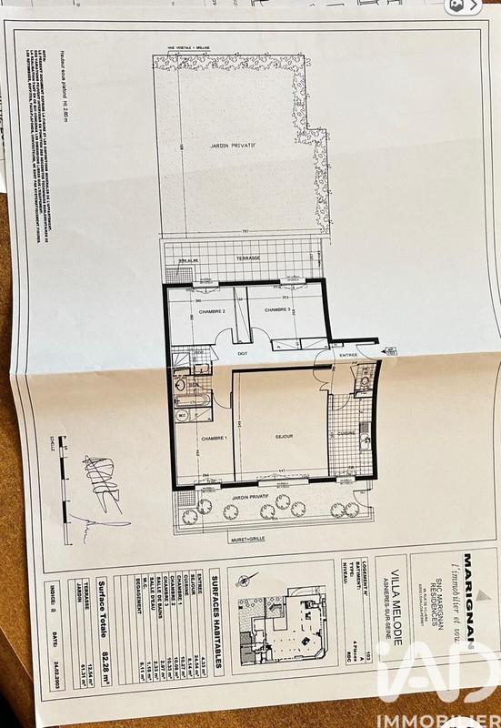 Appartement - 82 m² - 4 pièces