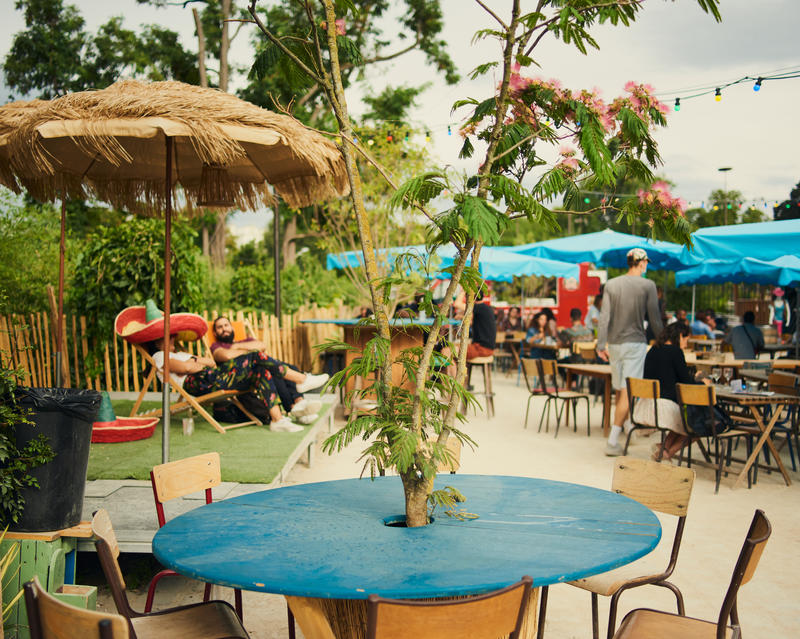 Poisson Lune terrasse éphémère du Palais de la Porte Dorée