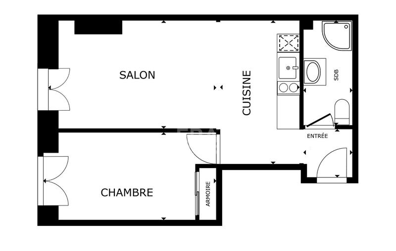 Appartement - 37 m² - 2 pièces