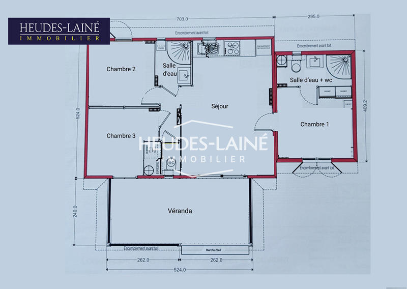 Maison - 56 m² - 5 pièces