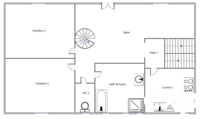 Maison - 140 m² - 8 pièces