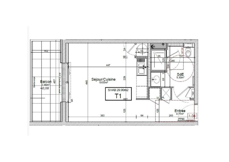 Appartement - 29 m² - 1 pièce