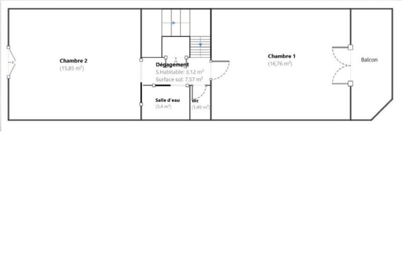 Maison - 84 m² - 3 pièces