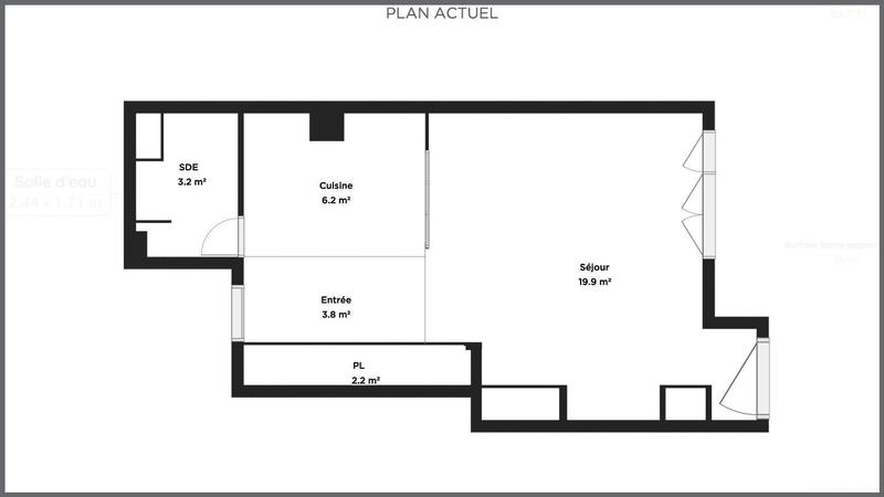 Appartement - 39 m² - 1 pièce