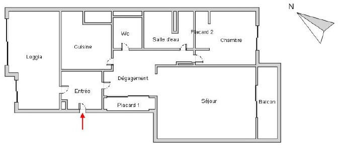 Viager - Appartement - 59 m² - 2 pièces