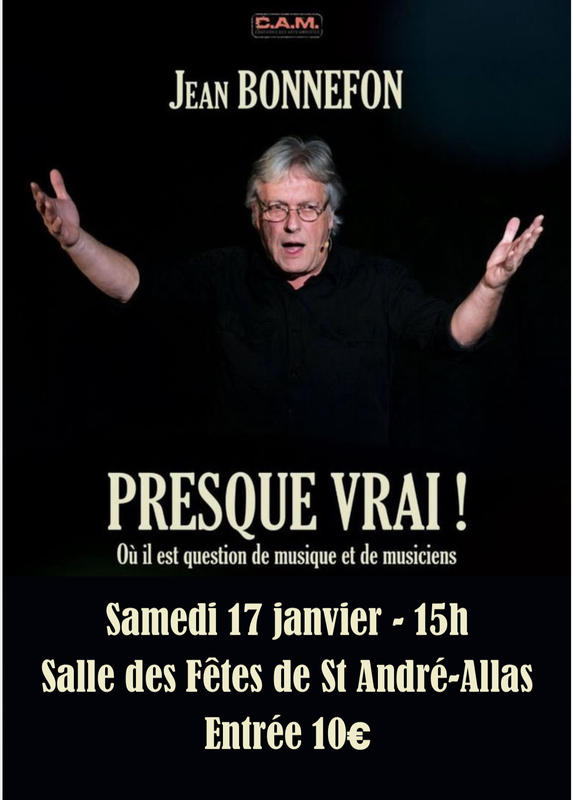 Spectacle Jean Bonnefon