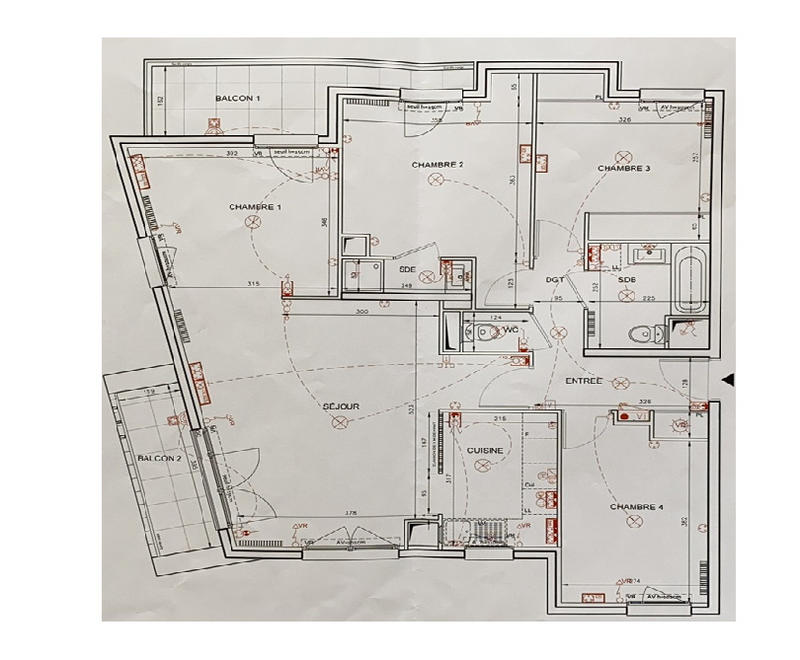 Appartement - 100 m² - 5 pièces