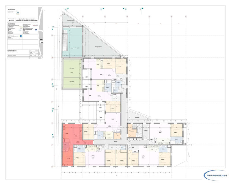 Duplex - 70 m² - 3 pièces