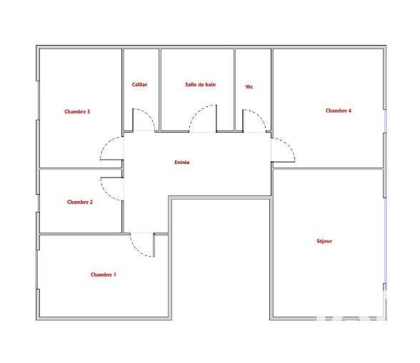 Appartement - 85 m² - 4 pièces