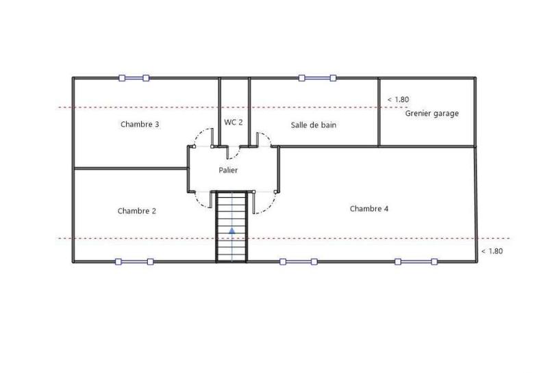 Maison - 107 m² - 5 pièces