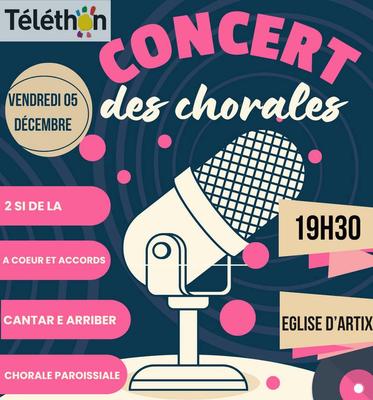 Téléthon : Concert des chorales