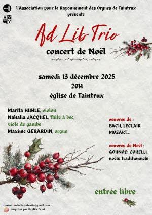 Concert de Noël - Ad Lib Trio