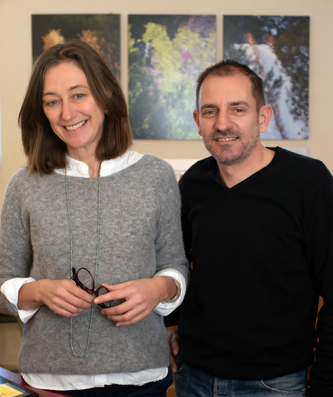 Kate (Propriétaire et Gérante) &amp; Sébastien (Vigneron)